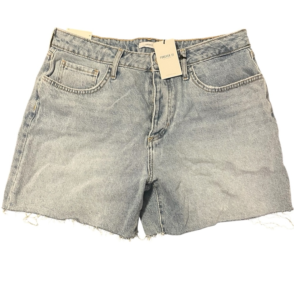 Forever 21 Jean shorts with mushroom - Picture 2 of 7